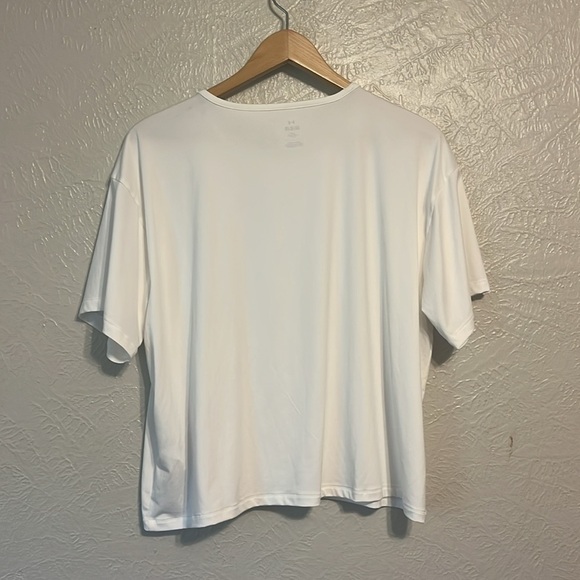 Under Armour Women's Loose White Crop Top Large - Picture 8 of 8